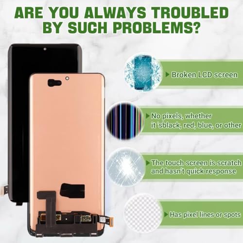 Écran AMOLED compatible OnePlus 12 CPH2581 Tactile Noir Rechange - 4
