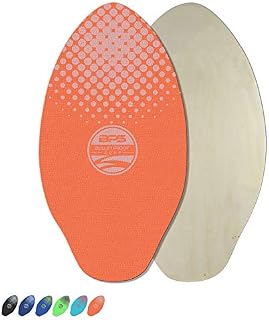 BPS 'Gator' 40 Inch Skim Board - Epoxy Coated Wood Skimboard with EVA