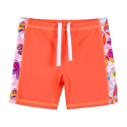 Image of Girls Two Piece Swimsuit Floral UPF 50+ Rash Guard Set Kids Beach Swimwear