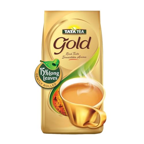 Tea Gold Assam Black Tea Loose Leaves, Rich and Aromatic Chai, 250 Gram
