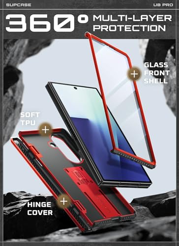 Image of SUPCASE for Samsung Galaxy Z Fold 7 Case with Kickstand (UB Pro), [Built-in Tempered Glass Screen Protector] [Hinge Coverage] [Military-Grade Protection] Full-Body Heavy-Duty Rugged Phone Case