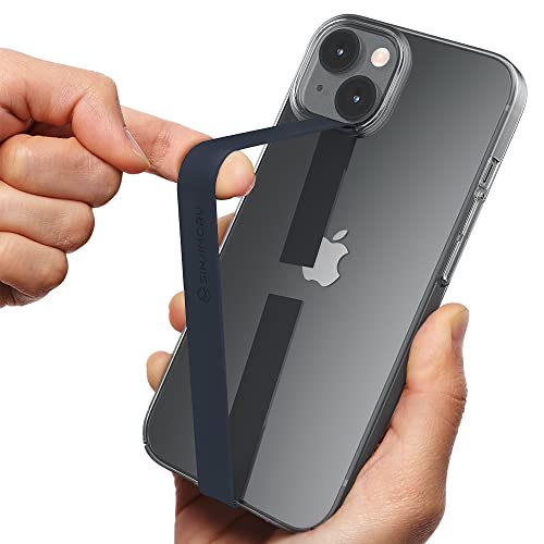 Banda elástica para sujetar el móvil y soporte de silicona delgado para iPhone armada
