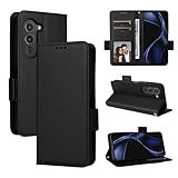 Nutmeg Arrows Alpha F-51F ケース 手帳型 Arrows Alpha F-51F カバー 財布型 スマホケース 携帯カバー カード収納 内蔵マグネット 高級PUレザー スタンド機能 耐衝撃 耐摩擦 360度保護 軽量 超薄型 人気 上質（ブラック）