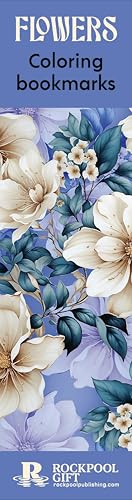 Flowers Coloring Bookmarks (Rockpool Coloring Bookmarks)