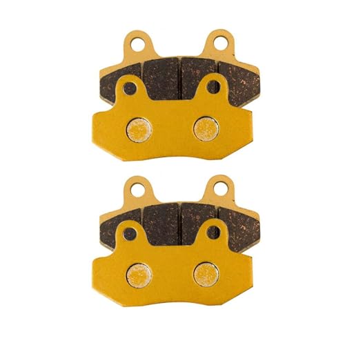 XUXRHMEAN Motorrad-Bremsbeläge Für SUPERBYKE RSR R-SR 250 RSR250 Für E-TROPOLIS ELEKTROROLLER Bel Air Miami Future Retro 50 Supermoto Motorrad Bremsbeläge Vorne Hinten (Keramik vorne hinten)