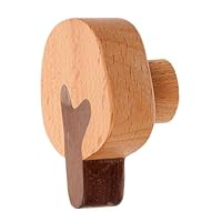 FOYTOKI Sturdy Apple Tree Coat Hook Wall Mounted Hooks for Coats Towels Brushes for Home