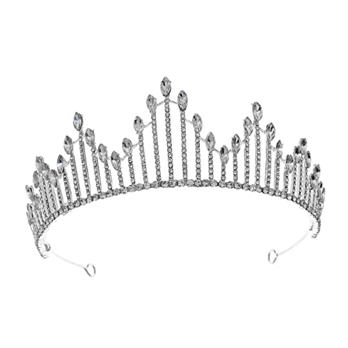 FOMIYES Coroa De Strass Tiara De Casamento Tiara De Casamento Para Noiva Headpiece De Noiva Coroas D