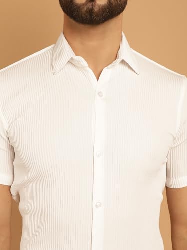 Image of Indian Needle Men's Striped Regular Fit Shirt