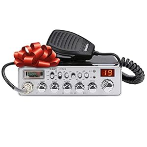 Uniden PC78LTX 40-Channel Trucker’s CB Radio with Integrated SWR Meter, PA Function, Hi Cut, Mic/RF Gain, and Instant…