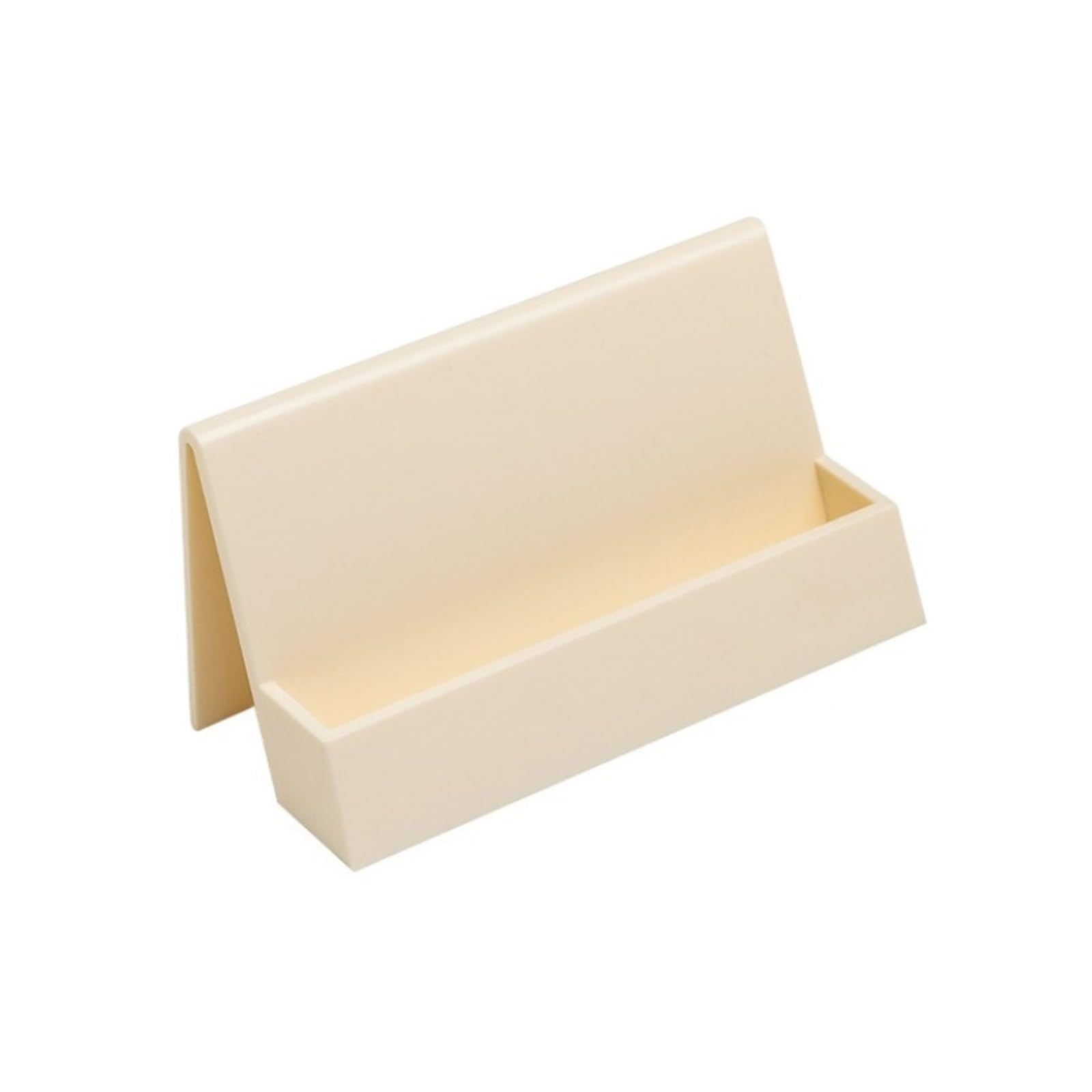 Tarjetero Tarjetas Visita Porta Tarjetas De Presentación For Escritorio, Expositor De Tarjetas, Tarjeteros De Escritorio Porta Tarjetas Mostrador(Beige)