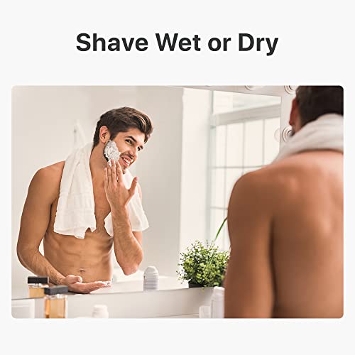 Electric Razor For Men, Yasun Men's Rotary Shaver, Wet/Dry Ipx7 Waterproof Electric Shavers For Men With Pop-Up Beard Trimmer, Cordless Rechargeable Mens Razor - Ys3900 Chrome #TOP6