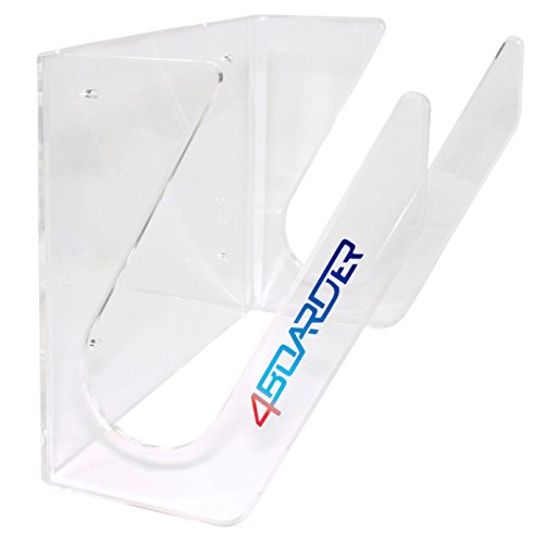 4boarder WAVE Wand-halter Wand-halterung Regal für Wellenreiter Longboard Surfboard Surfbrett SHortboard, transparent