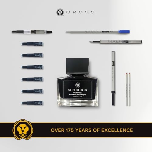 Cross 8945S-1 Tinte für Füllhalter im Glas blau, 62,5 ml