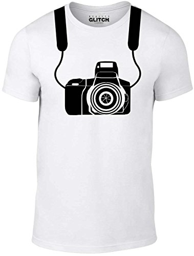 Image of Reality Glitch Men's I Shoot People T-Shirt White