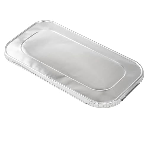 ProPac & Seal Disposable Aluminum Foil Lid Cover for Third 1/3 Size Aluminum Foil Steam Table Pan PACK OF (25)