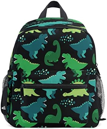 Cute Kid's Toddler Backpack Dinosaur Schoolbag for Boys Girls,Kindergarten Children Bag Preschool Nursery Travel Bag with Chest Clip(Childish Dinosaur)