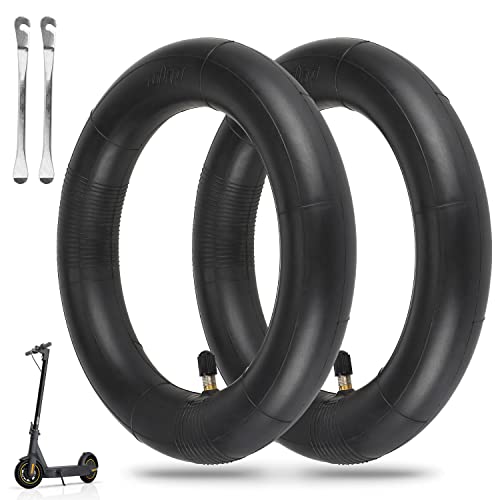 ulip (2-Pack) 60/70-6.5 Inner Tube Replacement Straight Vavle 10 Inch Scooter Tubes Tires for Ninebot Max G30 G30D G30LP and Other Scooters with 10 inch Wheels
