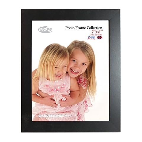 Inov8 Framing Inov8 British Made Traditional Picture/Photo Frame, Orchard Black, 14x11 Inch (36x28cm), 20.32 x 15.24 x 3.0 cm, 2 Pack Cover