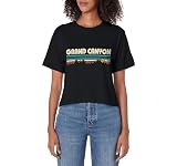 Grand Canyon Retro 80s Sunset Women's Crop Top
