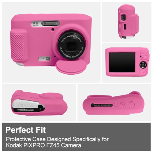 Funda para cámara Kodak PIXPRO FZ45 de silicona suave miniatura 2