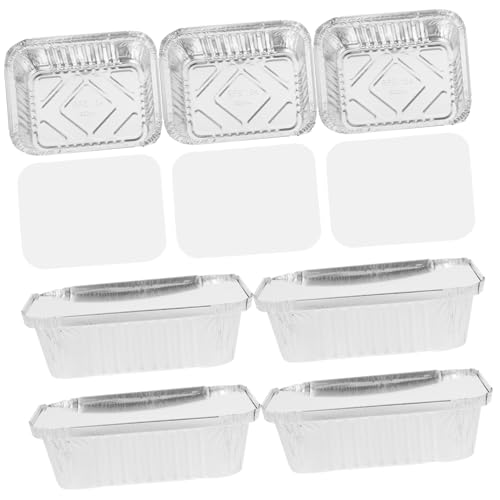 Cajas de aluminio desechables GALPADA evitan fugas de comida recipientes resistentes de 600ml 2