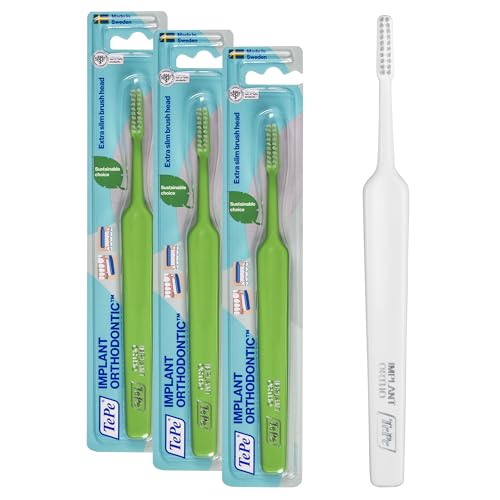 TePe Implantat- und kiefergerechte Zahnbürste, 3er Pack (1 x 1 Stück)