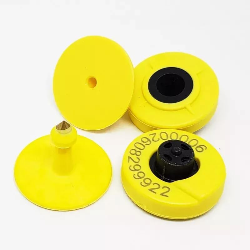 RFID Ear Tag 134.2khz ISO 11784 ISO11785 for Pig Sheep Animal Management 10pack