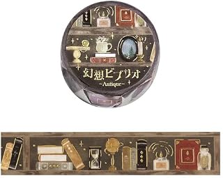 ビージーエム マスキングテープ 幻想ビブリオ アンティーク BM-SDG107