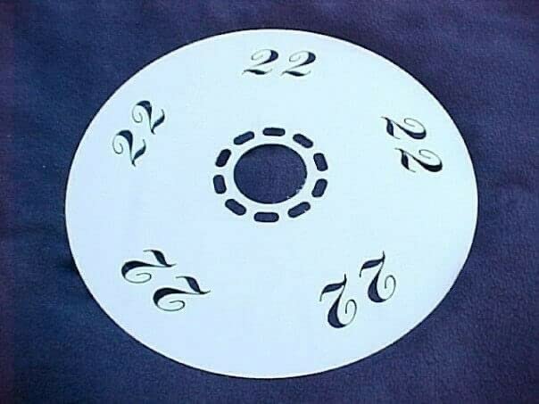 / Fits 22" Wheels/Custom 22 Logo Wheel Dust Shields, Dust Covers, Dust Plates / 5,6, & 8 Lug Pattern (Quantity 1 = Set of 4 Plates)