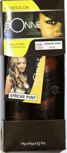 Synthetic Braiding Hair: Bonne Collection African Pony Braid Color: F1B/27