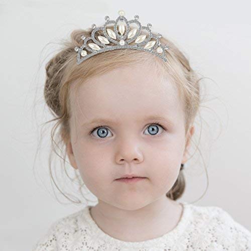 Anbala Small Tiara Crown With Hair Comb, 3 Pack Mini Tiara Crown Princess Crystal Shiny Hair Accessories For 2 3 4 5 6 7 8 9 Years Girls Hair Dectoration Styling Cute Hair Accessories (3 Styles) #TOP1