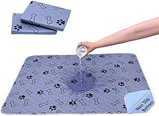 MIIMER Washable Pee Pads for Dogs 92x79 cm 2 Pack Reusable Pet Pee Pad, Waterproof Dog Floor Mats, Non Slip Puppy Training Pad, Whelping Pads for Guinea Pigs, Bunnies, Cats