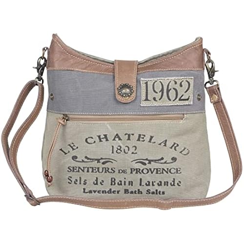 Myra Bag Psychedelic Gray Shoulder Bag S-4430
