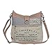 Myra Bag Psychedelic Gray Shoulder Bag S-4430