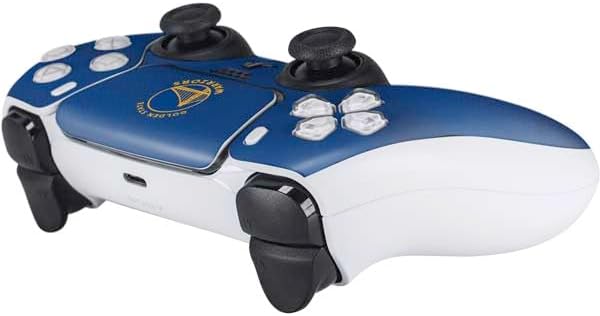 Skinit Decal Gaming Skin Compatible with PS5 Controller - Officially Licensed NBA Golden State Warriors Jersey Design
