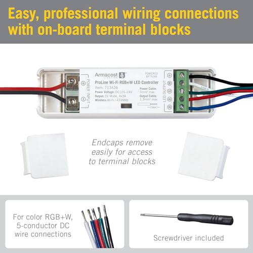 Image of Armacost Lighting ProLine Multicolor RGB + White Wi-Fi LED Controller 713426N