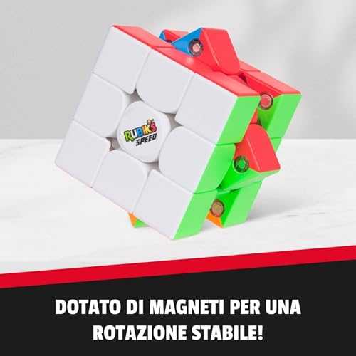 Cubo Rubik's, Cubo Rapido Magnetico 3X3 Per Risoluzioni Velocissime, Giocattolo Tattile E Rompicapo Da Risolvere, Per Adulti E Bambini Dagli 8 Anni In Su - 2