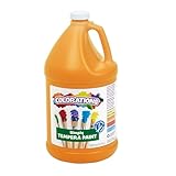 VIBRANT PARABEN-FREE COLOR: Vibrant orange color perfect for projects, crafting, painting. Made in the USA. 1 Gallon Value Size. Perfect for parents, teachers, schools. PARABEN-FREE PAINT: Our BEST-SELLING paint is now Paraben Free! Certified with th...