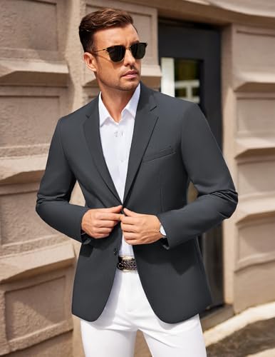 COOFANDY Men Casual Blazer Sport Coats Slim Fit Lightweight Business Two Button Suit Jackets - Image 4