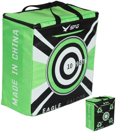 SPG Archery Target for 60lbs Bows – Durable and Portable Bow Target with Carrying Handle, Replaceable Target Cover Bags Archery Targets for Backyard Compound Bows SPG Archery Target for 60lbs Bows – Durable and Portable Bow Target with Carrying Handle, Replaceable Target Cover Bags Archery Targets for Backyard Compound Bows