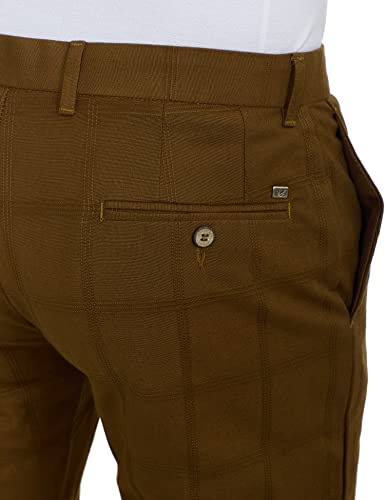 Image of Blackberrys Men's Cotton Blend Slim Casual Trousers