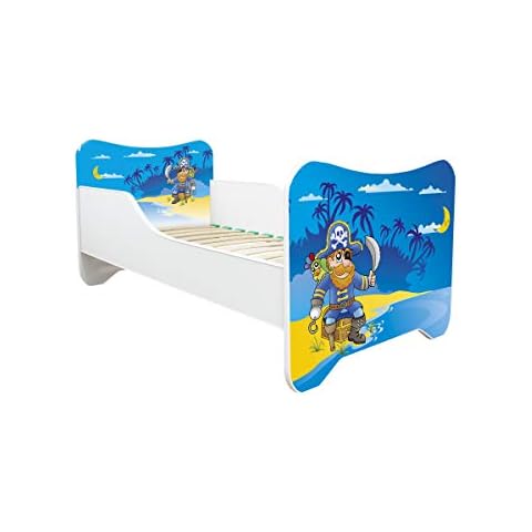 Cama Infantil Topbeds Happy Kitty 140x70 cm con colchón de Espuma Cover