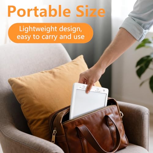 Beamhaus Light Therapy Lamp,10000 Lux Light Therapy Lamp -Full Spectrum Llight Therapy,3 Color Touch&Wall Mountable Daylight Therapy Lamp,Sunlight Lamp with Memory Function for Home & Office - Image 4