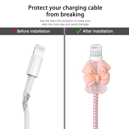 Funda de cargador USB-C compatible con iPhone de 18W/20W en silicona suave transparente 3