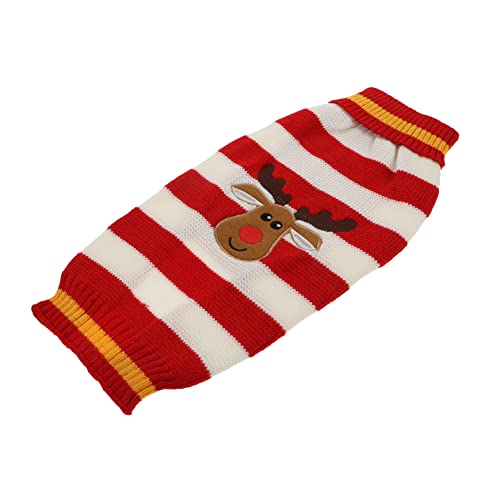 Ipetboom 1 Pç Alces Suéteres Quentes Para Animais De Estimação Cosplay Para Roupas S Malhas Desenhos