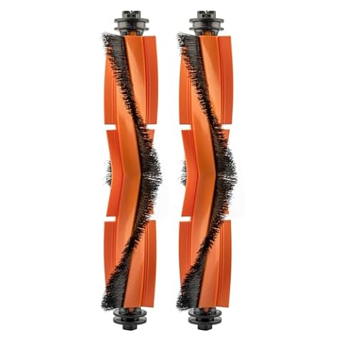 (2 Sztuki) X20+ Wymienne Szczotki Rolkowe Kompatybilne z Xiaomi X20+/ X20 Plus/ S20 plus/ S20+/ X10+/ X20 pro, zestaw akcesoriów do głównej szczotki rolkowej, szczotka do wielu powierzchni