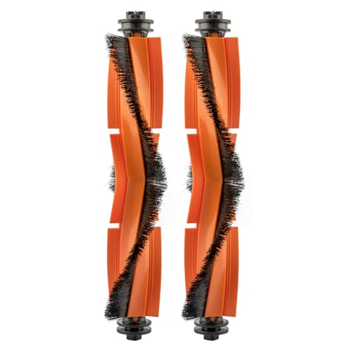 Paquete de 2 cepillos de rodillo de repuesto X20+ compatibles con Xiaomi X20+/ X20 Plus/1S/S20 Plus/S20+/ X10+/ X20 pro Robot Aspirador, kit de accesorios de cepillo de rodillo principal, cepillo