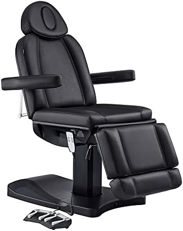 Dir Facial Beauty Bed Medical Aesthetic Tattoo Procedure Bed with 2 Motor Electrical Adjustments - Ink-Black