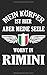 Produktbild Mein Körper ist hier aber meine Seele ist in Rimini: Notizbuch / Notizblock - 100 Seiten - kariert