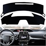 KEEGTBOX Dash Mat Cover Custom Interior Center Console Compatible with Toyota Prius Hatchback 2016 2017 2018 2019 2020 2021 2022 Dashboard mat Covers Accessories (Black Trim)